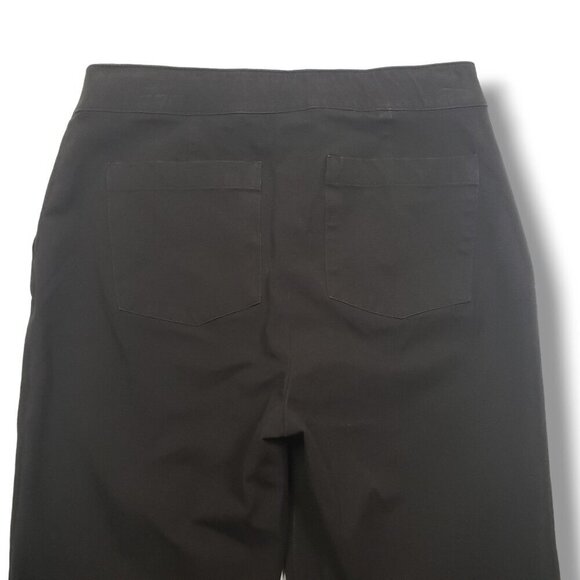 Spanx On The Go Ankle Slim Straight Pant Womens Medium Black Trouser - Picture 5 of 9